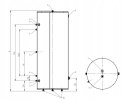 Bojler do pomp ciepła z dwoma wężownicami Termica 300 l, W2W300PC