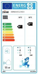 Ferroli Omnia M Pompa ciepła 4 kW monoblok A+++