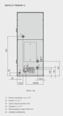 Piec, Kocioł Ferroli na pellet 12 kW ZUM +zasobnik 107l