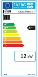 Piec, Kocioł Ferroli na pellet 12 kW ZUM +zasobnik 107l