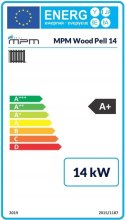 Piec, Kocioł MPM stalowy na drewno, pellet 14 kW