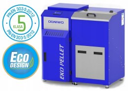 Piec, kocioł stalowy na pellet Ogniwo Eko Pellet Kompakt 14 kW 5kl EcoD ZUM