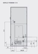 Piec Ferroli premium jednofunkcyjny stalowy na pellet (5,5-18,0 kW ZUM