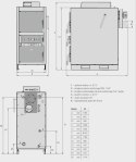 Piec Ferroli stalowy na drewno 32 kW(ZUM)