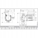 Pompa cyrkulacyjna LOWARA ECOCIRC XL 32/80-180 180mm 230V G2", E503030AA