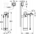 Zestaw startowy z filtrem Grohe Blue 400 l, 40875000