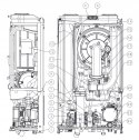 Piec Immergas stalowy na gaz 20 kW dwufunkcyjny