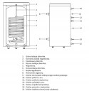 Wymiennik zasobnik stojący MEGA 300l z wężownicą