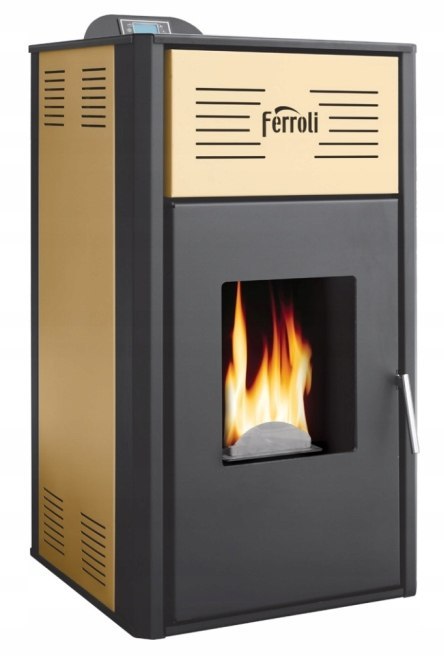 KOMINEK FERROLI BRETA PELLET 5,5-18,0 kW Z PŁASZCZEM WODNYM