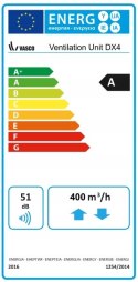 Rekuperator Vasco DX4 E (400 m3/h) ze sterowaniem WiFi 11VE00049