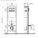 Stelaż podtynkowy do toalety Ravak GPX2240054