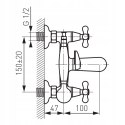 Bateria wannowa Ferro Retro XR11