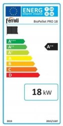 KOCIOŁ PIEC NA PELLET Ferroli BIOPELLET PRO 18 kW