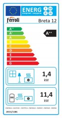 FERROLI BRETA PELLET 12kW Z PŁASZCZEM WODNYM