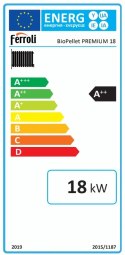 Piec Kocioł Ferroli BioPellet premium stalowy na pellet 18 kW