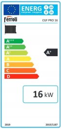 Piec Kocioł zgazowujący drewno CGF PRO 16kW z wentylatorem wyciągowym