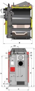 ATMOS GENERATOR DC20GS 20kW kocioł na drewno 5klasa