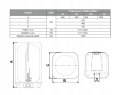 Bojler elektryczny bez wężownicy Biawar 80 l
