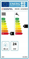 Elektryczny kocioł dwufunkcyjny Kospel EKD.M3 24kW