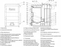 Kocioł, piec na drewno MPM DS WOOD PLUS 34 kW S.Z.