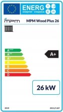 Piec Kocioł stalowy na drewno MPM WOOD PLUS 26 kW