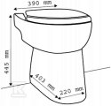 Rozdrabniacz w misce sanicompact c43(wc+umywalka), C43LV