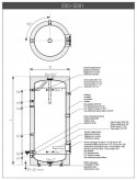 ZASOBNIK BEZ WĘŻOWNICY Galmet 200L SG(S), 22-208000