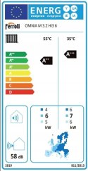 Ferroli Omnia M Pompa ciepła 6 kW monoblok A+++