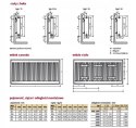 Grzejnik PURMO C22 450x600, moc grzewcza: 808W