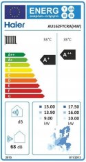 Pompa ciepła 16kW monoblok Super Aqua CO+CWU HAIER