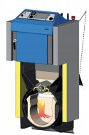 Kocioł Atmos KOMBI AC 25 S - 26 kW, stalowy, drewno, zgazowywanie