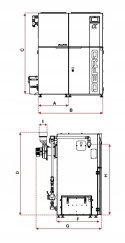 Kocioł na pellet ALFA II 12 kW - 5 klasa, Ecodesign