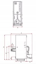 Kocioł na pellet BIOSLIM 15 kW - 5 klasa, Ecodesign