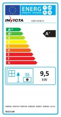 Piec Kocioł na pellet Lodi 10 KW czarny