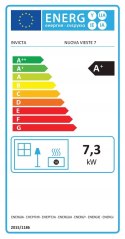 Piec na pellet Vieste 7 KW czarny, 90789299