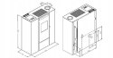 Piec, piecyk na pellet Eva Calor PIA 11 kW z DGP biały czarny bordowy