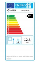 Piec piecyk na pellet Canadian 14 kW z nadmuchem czarny kanałowy