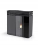 Piec piecyk na pellet Veronica Ghost Air N Black Line 9 kw czarny