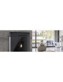 Piec piecyk na pellet Veronica Ghost Air N Black Line 9 kw czarny