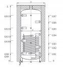 BUFOR, ZBIORNIK AKUMULACJI CIEPŁA 800L GALMET, 70-800600