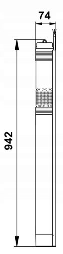 Pompa głębinowa SQE 3-105 1.85 kW 1x230 V 96510162