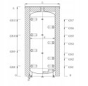 ZASOBNIK BUFOR ZBIORNIK GALMET SG(B) STOJĄCY 300L, 70-300000N